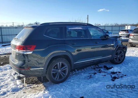 2021 Volkswagen Atlas Se из США, поврежденный, VIN 1V2RR2CA5MC580507